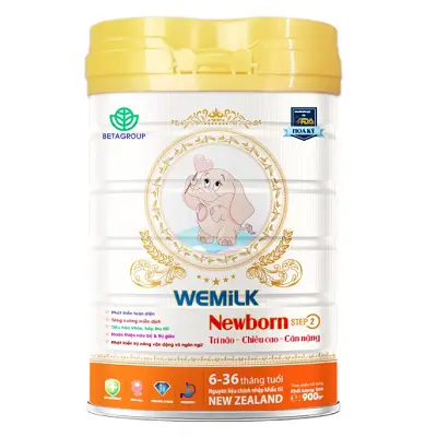 Sữa bột dinh dưỡng Wemilk Newborn 900gr - Phát triển toàn diện trí não, chiều cao, cân nặng